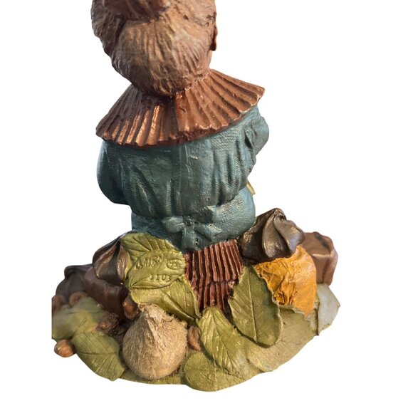 Vtg 2 Tom Clark Gnome Figurines Candy Chip 1985 Numbered Signed Estate Pecan - Picture 11 of 12